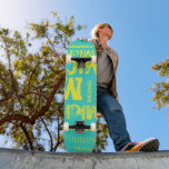 Skateboard Grunge déprimé Typographie urbaine Mot Cloud<br><div class="desc">L'effet de ce design de rue tendance basé sur le texte dépend de la longueur de votre nom. Sélectionnez "Cliquez pour customiser plus loin" en bas de la page "Personnalisez ce modèle" pour obtenir le look que vous voulez. Vous pouvez faire de l'arrière - plan et/ou du texte n'importe quelle...</div>