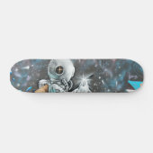 Skateboard Grunge Modern Space Astronaut Street Art (Horz)