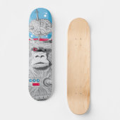 Skateboard Guerre de gorille (Recto)