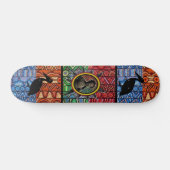 SKATEBOARD GUERRIER (Horz)