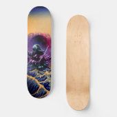 Skateboard Guerrier Bushido japonais (Recto)