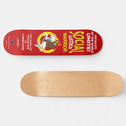 Skateboard Guerrier de justice sociale (Horz)