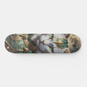 Skateboard Guerrier épique de chat blindé (Horz)