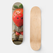 Skateboard Guerrier Fraise (Recto)