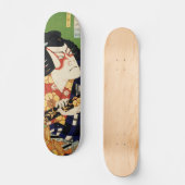 Skateboard Guerrier japonais vintage (Recto)