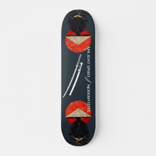Skateboard Guerrier Samouraï (Devant)