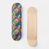 Skateboard Guitare électrique funky (Recto)