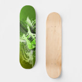 Skateboard Guitare verte (Recto)