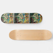 SKATEBOARD GUITARISTE ABSTRAIT I (Horz)