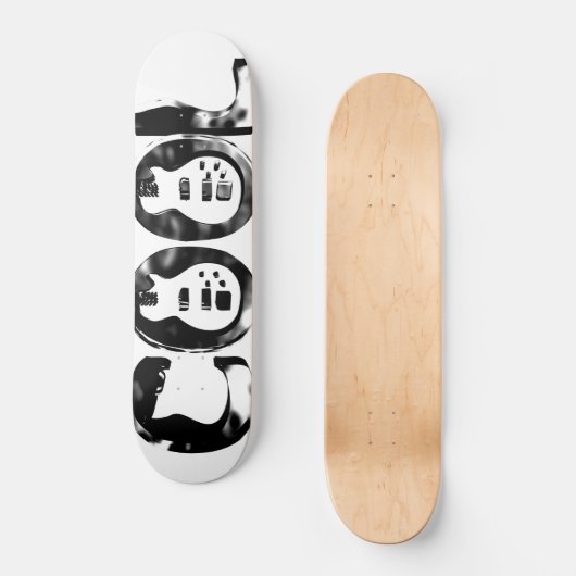 SKATEBOARD GUITARS COOL ROCK (Recto)