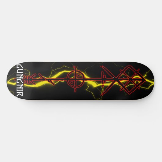 Skateboard Gungnir Odin Spear Red (Horz)