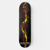 Skateboard Gungnir Odin Spear Red (Recto)