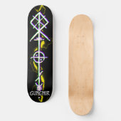 Skateboard Gungnir Odin Spear White (Recto)