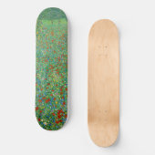 Skateboard Gustav Klimt - Champ de pavot (Recto)