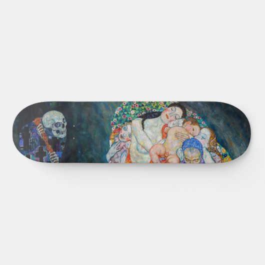 Skateboard Gustav Klimt - Mort et vie (Horz)
