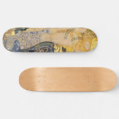 Skateboard Gustav Klimt - Serpents d'eau I (Horz)
