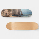 Skateboard Gustave Courbet - Falaises à Etretat après la temp (Horz)