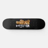 Skateboard Half Bear Half Robot (Horz)