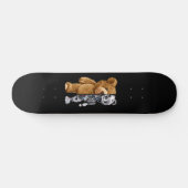 Skateboard Half Bear Half Robot (Horz)