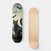 Skateboard Halloween/Automne/Automne/citrouille/chat (Recto)