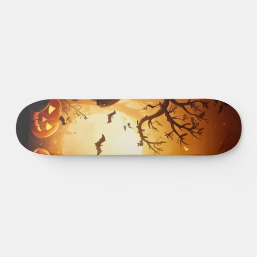 Skateboard Halloween/chauve-souris/Citrouille/automne (Horz)