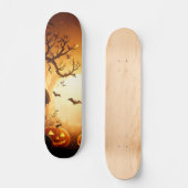 Skateboard Halloween/chauve-souris/Citrouille/automne (Recto)
