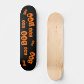 Skateboard Halloween crâne "Boo" (Recto)