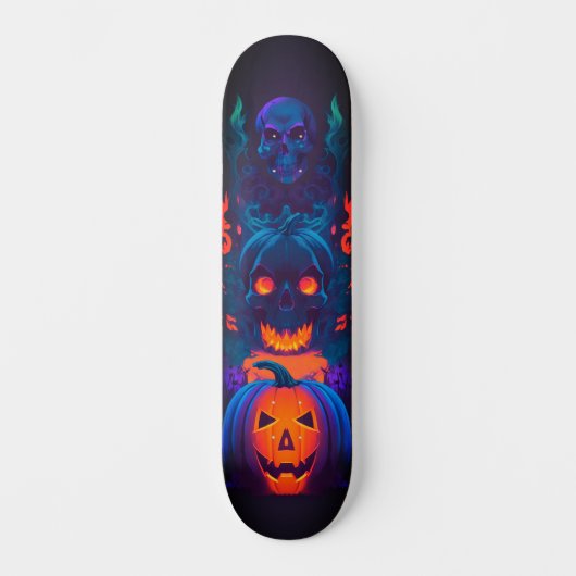 Skateboard halloween kunst (Voorkant)
