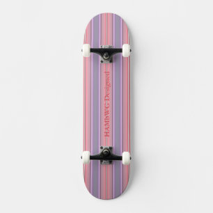 Skateboard HAMbyWG Conçu - Patinage - Violet rose pâle