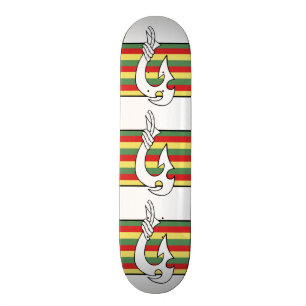 Skateboard Hameçon hawaïen tribal