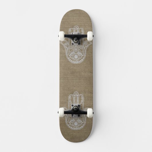 Skateboard HAMSA Main de Fatima symbole amulet (Recto)