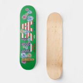 skateboard "HAPPY 4 juillet" (Recto)