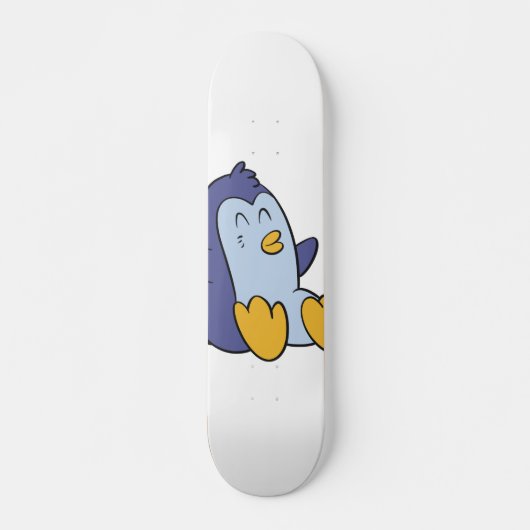 Skateboard Happy Baby pingouin | choisir la couleur arrière - (Devant)