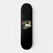 Skateboard Happy Easttrawr T Rex Dinosaur Easter Bunny Egg (Devant)