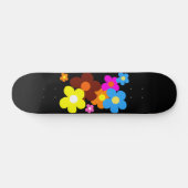Skateboard Happy Flowers (Horz)