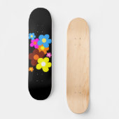 Skateboard Happy Flowers (Recto)