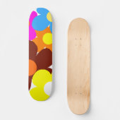 Skateboard Happy Flowers (Recto)