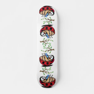 Skateboard Happy Little Ladybugs avec téléphone - Dessin de d