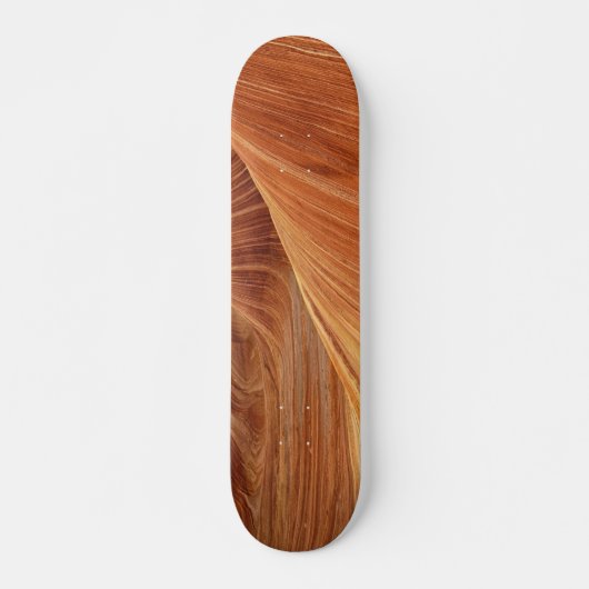 Skateboard - Hard Rock-paneel met houten kleurenon (Voorkant)
