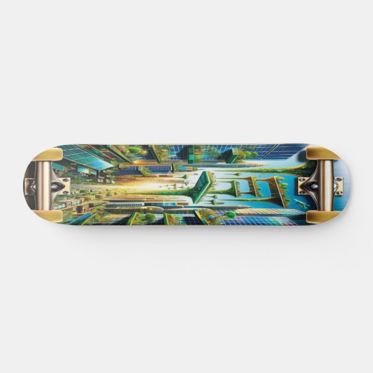 Skateboard "Harmonie futuriste" (Horz)