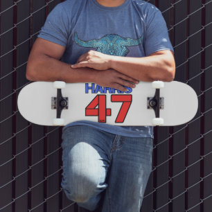 SKATEBOARD HARRIS-WALZ ÉLECTIONS ÉLECTORALES ÉTATS-UNIS 2024