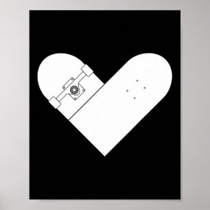 Skateboard Hart - Opgewekt Skateboarden Weekend Poster