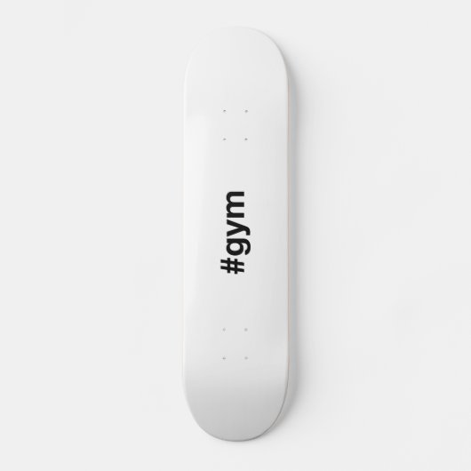 Skateboard Hashtag GYM (Recto)