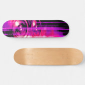 Skateboard Haut-parleurs de musique violette (Horz)