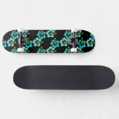 Skateboard Hawaiian Flowers (Horz)