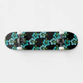 Skateboard Hawaiian Flowers (Horz)
