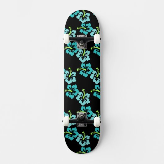 Skateboard Hawaiian Flowers (Recto)