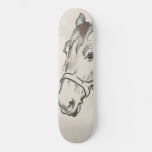 Skateboard Head of a Horse (by Alfred Dehodencq)