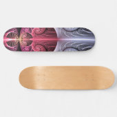 Skateboard Heartbeat, Abstrait surreal Imaginaire Fractal Art (Horz)