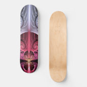 Skateboard Heartbeat, Abstrait surreal Imaginaire Fractal Art (Recto)